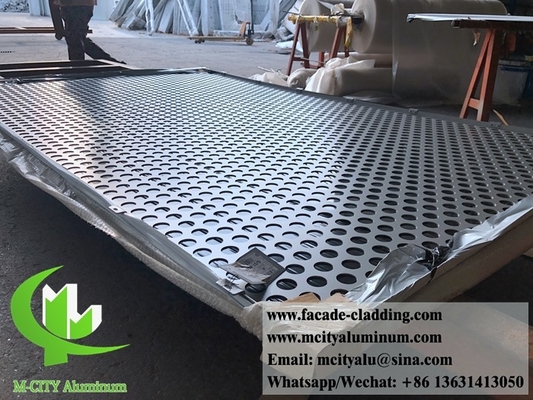 3 mm Pulverbeschichtung Metall-Aluminium-Phororplattenbeschichtung für die Außenbeschichtung von Fassaden