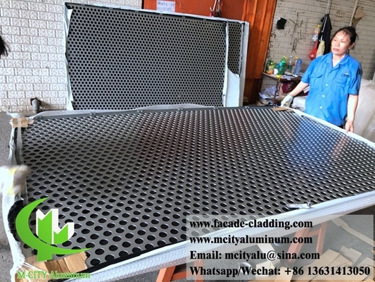 CNC-perforierte Blechplatten für Außenfassaden aus Aluminiumblechen