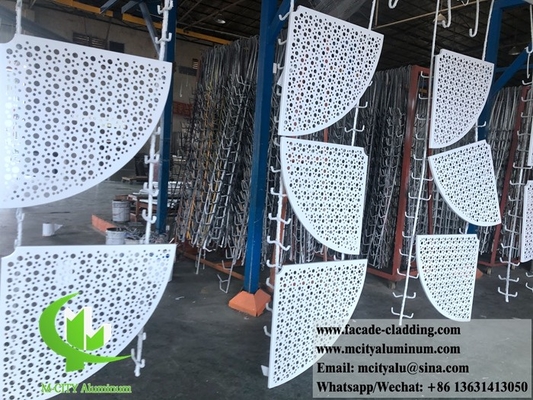 Perforierte Aluminiumplatten aus Metall mit runden Löchern