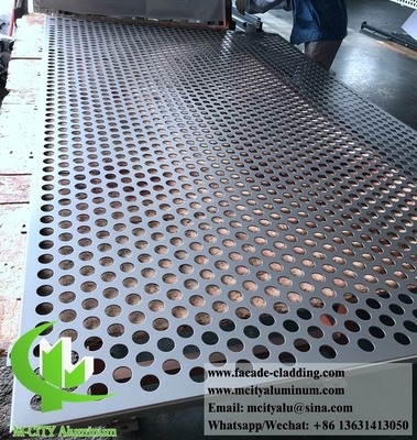 CNC-perforierte Blechplatten für Außenfassaden aus Aluminiumblechen