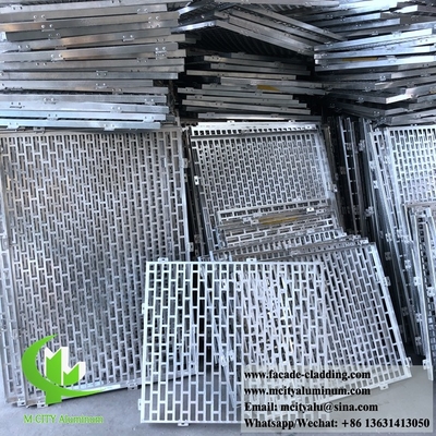 CNC-Punterplatten aus Aluminium, Fluorkohlenstoff, Perforationsplatten, Vorhangwand für Fassadenverkleidungen