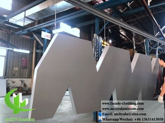 3D-Metallplatten Aluminiumblech für Wandverkleidung