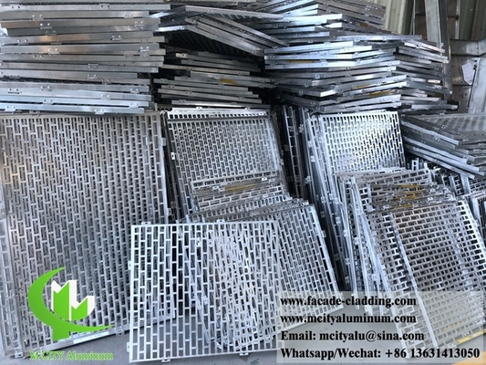 CNC-Punterplatten aus Aluminium, Fluorkohlenstoff, Perforationsplatten, Vorhangwand für Fassadenverkleidungen