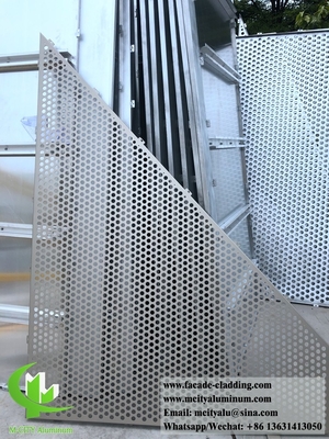 Metallwandplatten mit Perforationsmuster aus Aluminiumblechen für Deckenfassaden