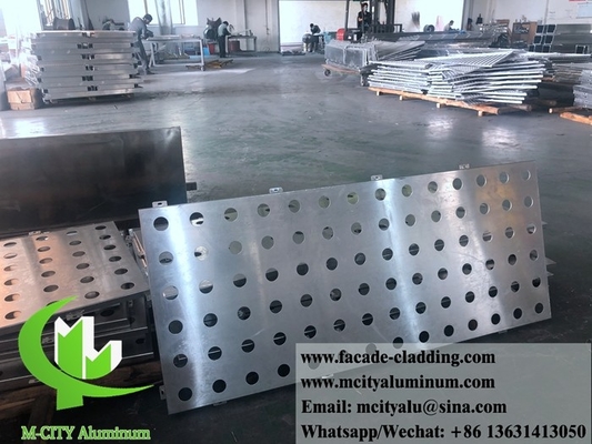 CNC-perforierte Bleche Außen aluminiumbleche Fassade Verkleidung 3 mm gefaltet