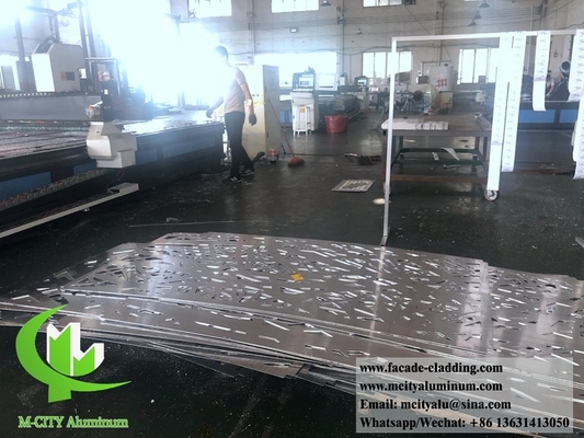 Architektonische Massivmetall-Aluminiumplatte für Fassadensysteme