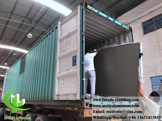 Metallfassaden Entwurf Perforation Massiv-Aluminium-Panels Fabrik in Foshan, China