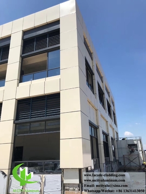 Aluminiumwandverkleidung Massivverkleidung Metallfassaden rostfeste Feuerdichte