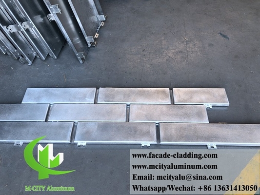 Imitat Metallstein Wandverkleidung Aluminiumplatten für Wandverkleidung Fassaden Dekoration