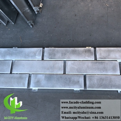 Imitat Metallstein Wandverkleidung Aluminiumplatten für Wandverkleidung Fassaden Dekoration