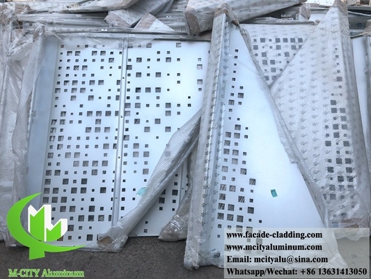 Metallfassaden Entwurf Perforation Massiv-Aluminium-Panels Fabrik in Foshan, China