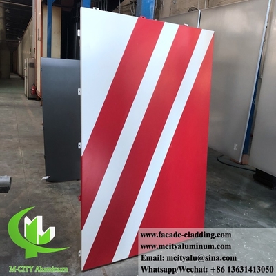 CNC-Architekturperforierte Blechplatte Außen-Aluminiumplatte Fassade Verkleidung 3 mm gefaltet