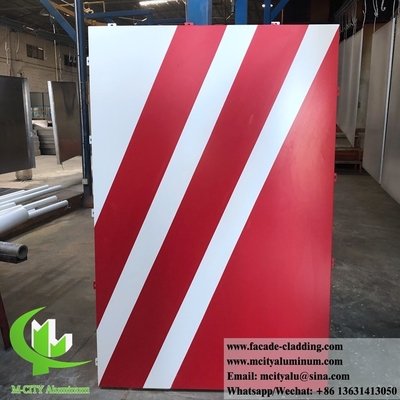 Außenplatten aus Aluminium für die Wandverkleidung, mit weißem Pulverbeschichtungs-CNC-Schnitt
