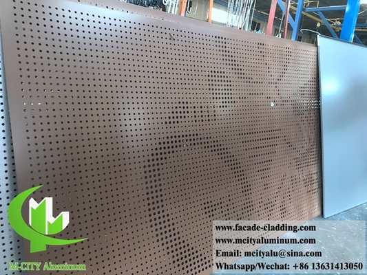 Metallfassaden Entwurf Perforation Massiv-Aluminium-Panels Fabrik in Foshan, China