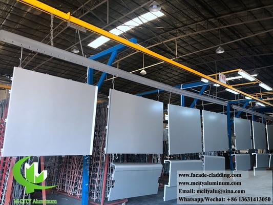 Metallplattenmassiv-Aluminiumplatten Vorhangwand für Fassadenverkleidung Fluorkohlenstoff langlebig