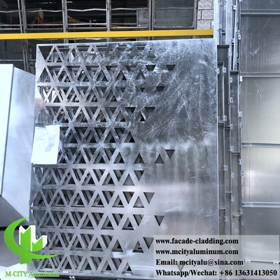CNC-Schnittplatten aus Aluminium, Fluorkohlenstoff, Perforationsplatten, Vorhangwand für Fassadenverkleidungen