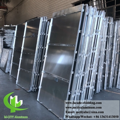 China 3003 3mm Metall-Aluminium-Plattform Pulver beschichtet Aluminiumplatte Vorhangwand für Fassadenverkleidung