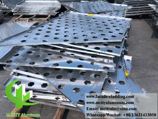 CNC-Schnittplatten aus Aluminium, Fluorkohlenstoff, Perforationsplatten, Vorhangwand für Fassadenverkleidungen