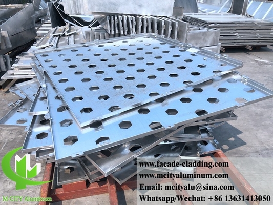 CNC-Schnittplatten aus Aluminium, Fluorkohlenstoff, Perforationsplatten, Vorhangwand für Fassadenverkleidungen