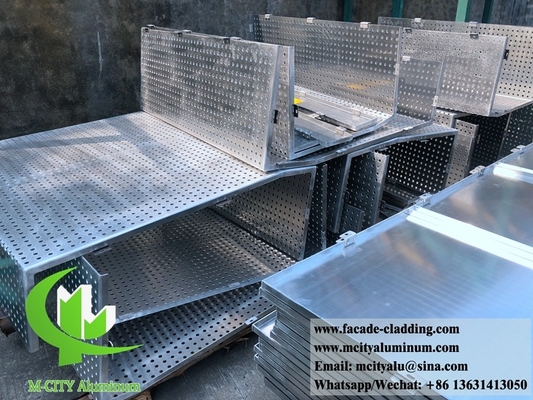 CNC-perforierte Blechplatte Außenfassadenverkleidung aus Aluminiumblech für Außenverkleidung von Fassaden