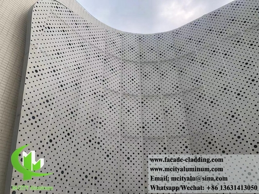 China 3003 3mm Metall-Aluminium-Plattform Pulver beschichtet Aluminiumplatte Vorhangwand für Fassadenverkleidung