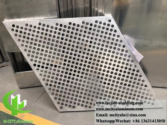 Schleuderschirm mit dekorativem Muster aus Aluminiummaterial