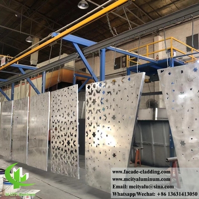 China 3003 3mm Metall-Aluminium-Plattform Pulver beschichtet Aluminiumplatte Vorhangwand für Fassadenverkleidung