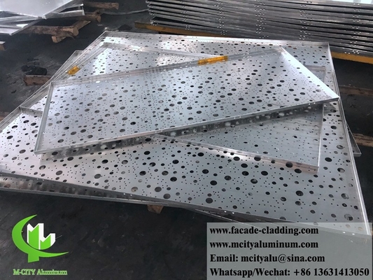 Metallplatten, Massivplatten aus Aluminium, Vorhangwand für die Fassadenverkleidung für die Dauerhafte Außeneinsatz