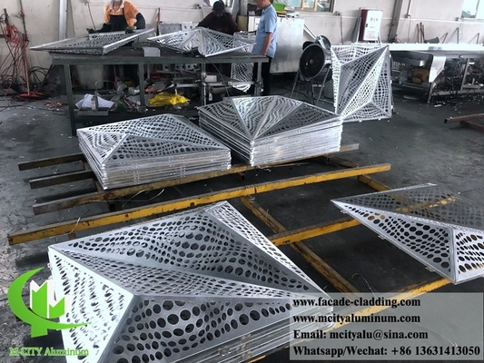 Dekorationsplatten aus massivem Aluminium für Wandverkleidungen
