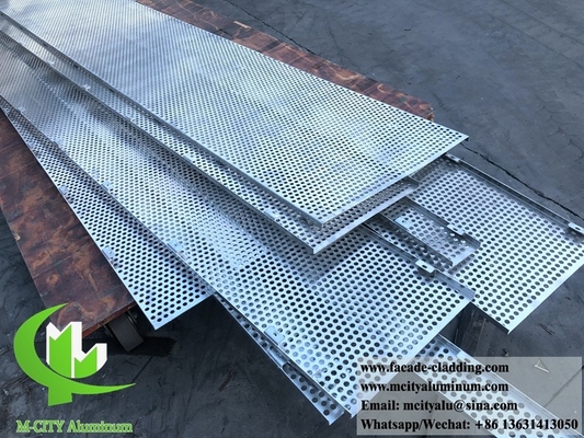Außenmetallverkleidungssystem Aluminiumfassadenplatten mit 3 mm Pulverbeschichtung