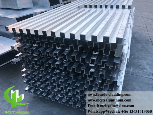 Metallfassade Aluminiumfolie, nicht standardisierte Vorhangwand für Fassadenverkleidung