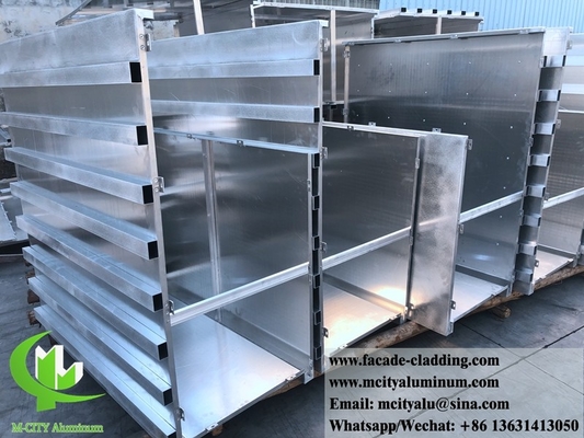 China 3003 3mm Metall-Aluminium-Plattform Pulver beschichtet Aluminiumplatte Vorhangwand für Fassadenverkleidung