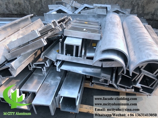 Metallfassade Aluminiumfolie, nicht standardisierte Vorhangwand für Fassadenverkleidung