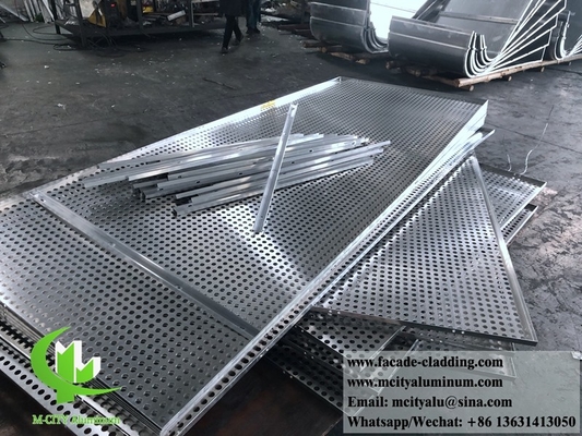 China Lieferant 3mm Metallverkleidung Aluminiumplatten Pulver beschichtet langlebige Anti-Rost-Finish