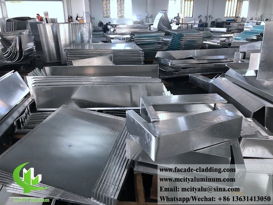 Architektonische Massivmetall-Aluminiumplatte für Fassadensysteme