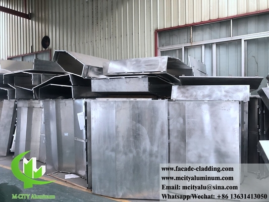 Lieferant von Metallverkleidungen Aluminiumfassade Aluminiumblech für Wandmassivplatten aus Aluminium