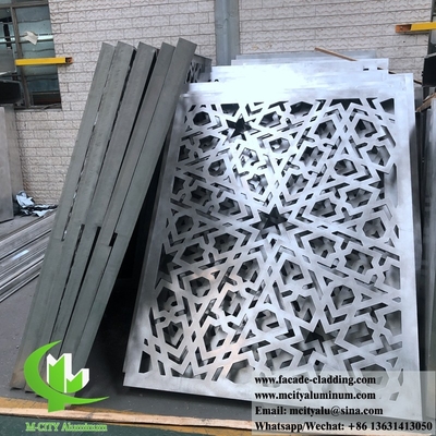 3D-gefaltete Aluminiumplatten für Gebäudefassaden