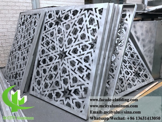 3D-gefaltete Aluminiumplatten für Gebäudefassaden