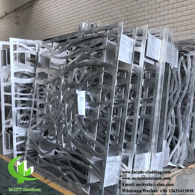 Wellenförmige Metallplatten, Aluminiumperforierte Bleche für Wandverkleidungen