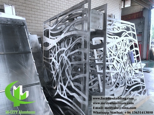 10 mm lasergeschnitten Metallblech-Aluminiumplatten-Fassadenverkleidung für die Außenverkleidung von Fassaden