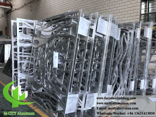 10 mm lasergeschnitten Metallblech-Aluminiumplatten-Fassadenverkleidung für die Außenverkleidung von Fassaden