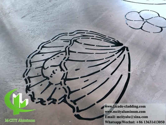 CNC-geschnitzte Dekorationsplatten aus Aluminium für die Außenverwendung von architektonischen Wandverkleidungsfassaden