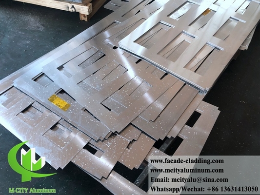 Individuell angefertigte Aluminiumplatten Innen- und Außendekoration mit Zubehör