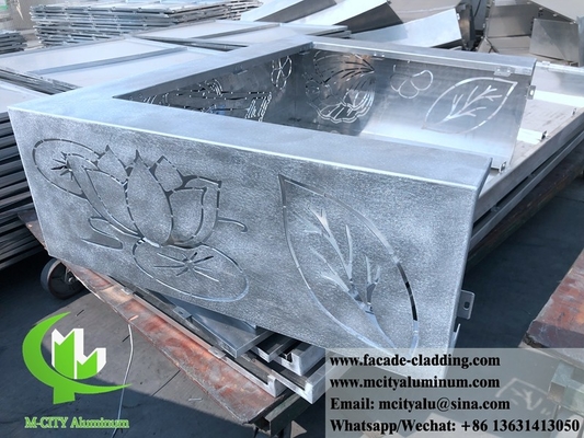 Dekorationsplatten aus massivem Aluminium für Wandverkleidungen