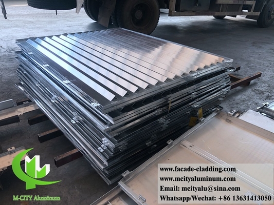 3D gefaltete Aluminiumplatten für Gebäudefassade