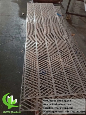 3D gefaltete Aluminiumplatten für Gebäudefassade