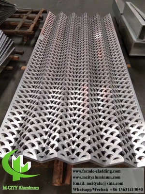 Lasergeschnitten Aluminiumfassade Lieferant in China Metallblech Aluminium Verkleidung Fassade Fabrik 3003 Material