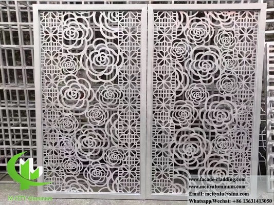 3D gefaltete Aluminiumplatten für Gebäudefassade