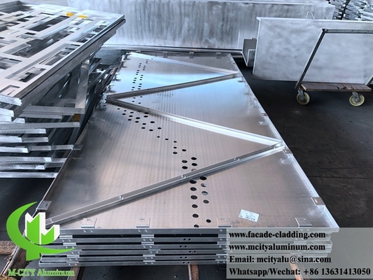 Metallfassaden Metallbeschichtung Aluminiumfolie für Gebäudedekoration