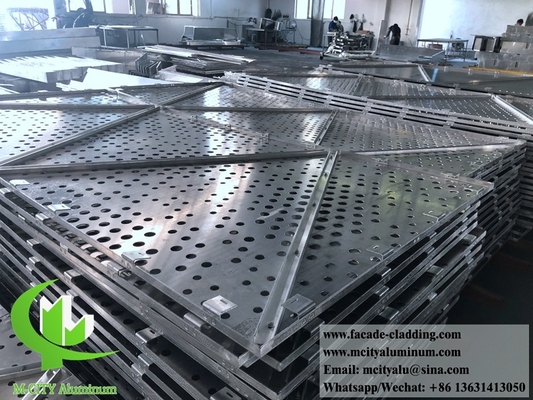 Aluminiumfassade Lieferant in China Metallblech Aluminium Verkleidung Fassade Fabrik 3003 Material